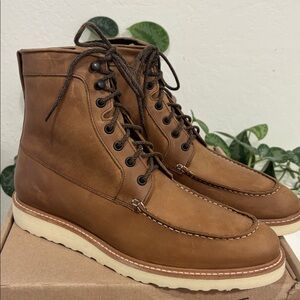 Nisolo All-Weather Mateo Leather Boots Tobacco 10.5